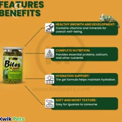 Nature Zone Iguana Nutri Bites Gel Food 9-oz