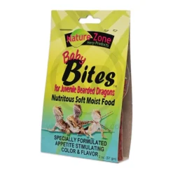 Nature Zone Juvenile Bearded Dragon Baby Bites Gel Food 2-oz