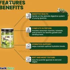 Nature Zone Juvenile Iguana Baby Bites Gel Food 6-oz