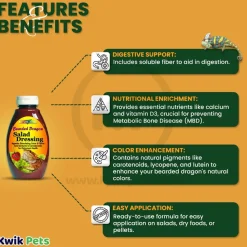 Nature Zone Salad Dressing Wet Food for Bearded Dragons 12-oz