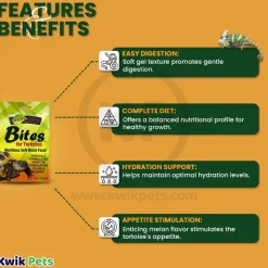 Nature Zone Tortoise Nutri Bites Gel Food 2-oz