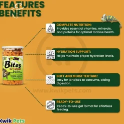 Nature Zone Tortoise Nutri Bites Gel Food 9-oz