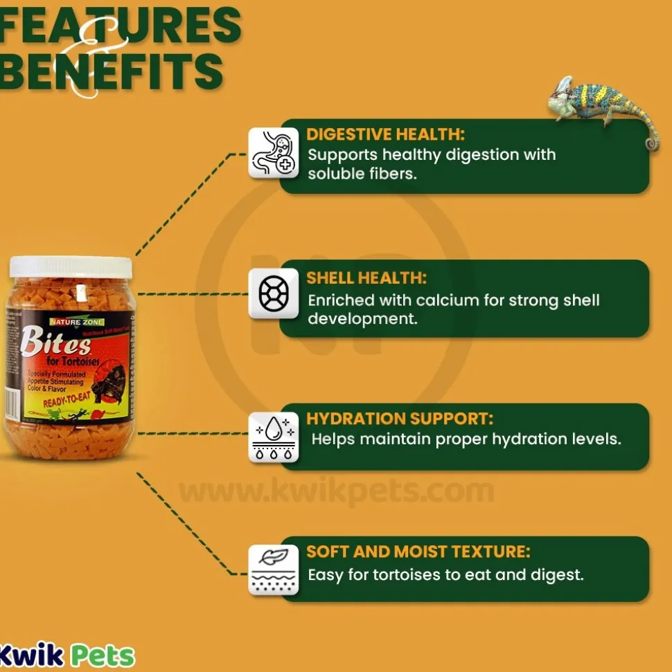 Nature Zone Tortoise Nutri Bites Gel Food 24-oz