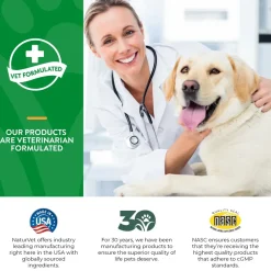 NaturVet Advanced Probiotics & Enzymes Dog Soft Chews 70 Count 5.9-oz