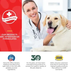 NaturVet Aller-911 Allergy Aid Plus Antioxidants Soft Chews for Dogs 70 Count 5.4-oz