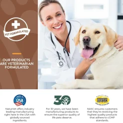 NaturVet All-in-One Soft Chews for Dogs 120 Count 16.9-oz