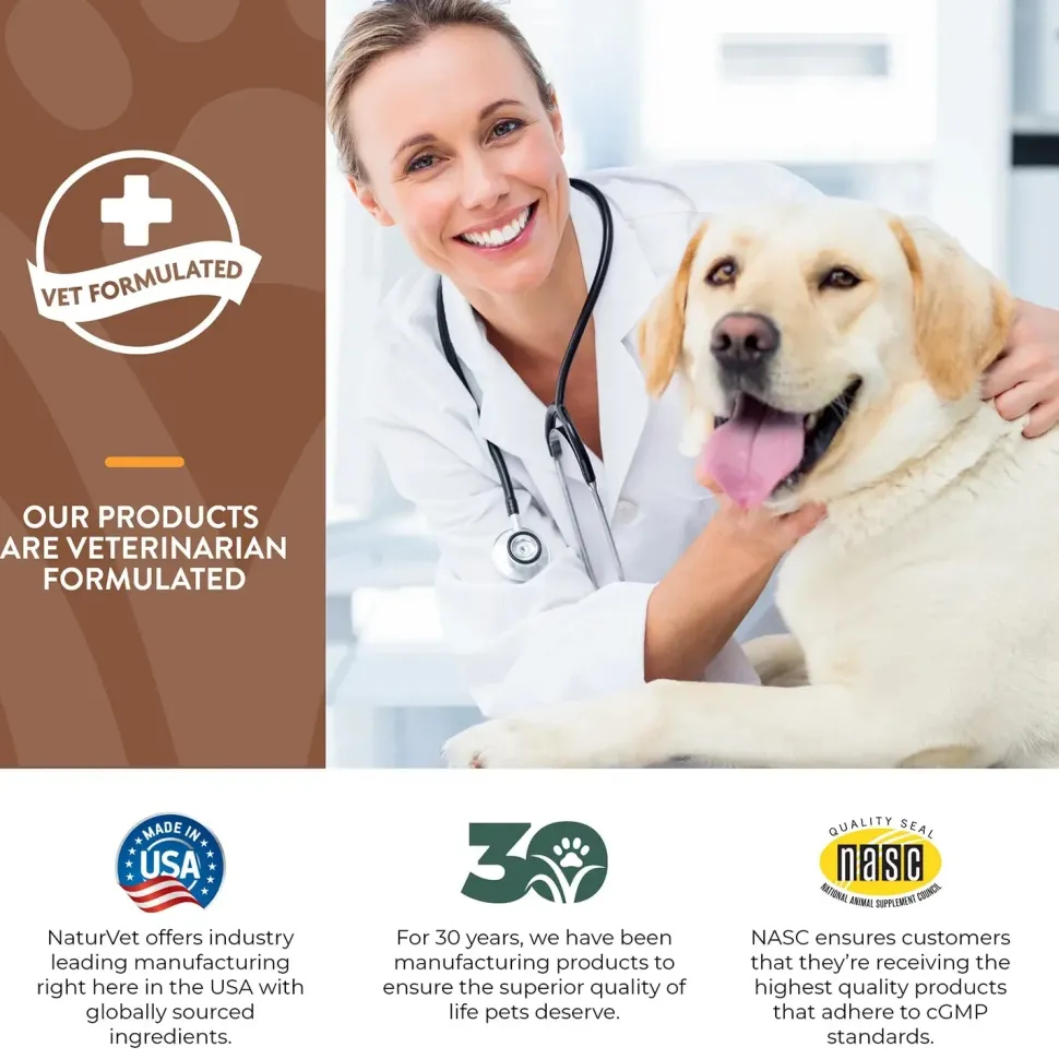 NaturVet All-in-One Soft Chews for Dogs 60 Count 8.4-oz