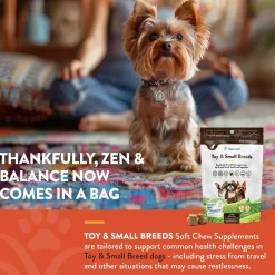 NaturVet Breed Specific Toy & Small Breeds Soft Chew Supplement for Dogs 60 Count 4.6-oz