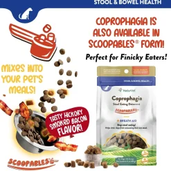 NaturVet Coprophagia Stool Eating Deterrent Soft Chews for Dogs 70 Count 5.4-oz