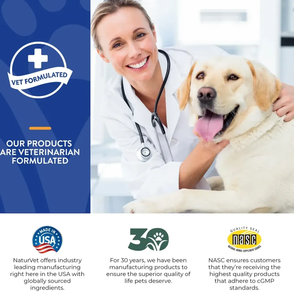 NaturVet Coprophagia Stool Eating Deterrent Soft Chews for Dogs 70 Count 5.4-oz