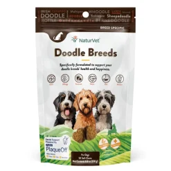 NaturVet Doodle Breed Supplement Dogs Soft Chews 50 Count 8.8-oz