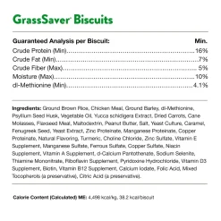 NaturVet GrassSaver Dog Biscuits Peanut Butter 11.1-oz