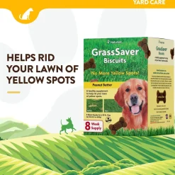 NaturVet GrassSaver Dog Biscuits Peanut Butter 22.2-oz