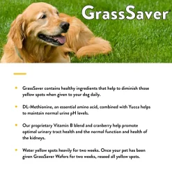 NaturVet GrassSaver Dogs Chewable Wafers 300 Count 21-oz