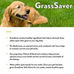 NaturVet GrassSaver Soft Chews for Dogs 120 Count 8.46-oz