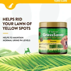 NaturVet GrassSaver Soft Chews for Dogs 120 Count 8.46-oz