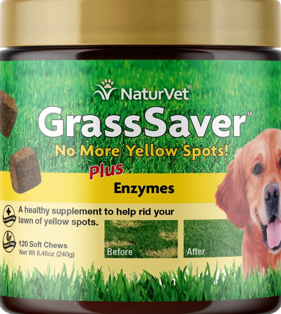 NaturVet GrassSaver Soft Chews for Dogs 120 Count 8.46-oz