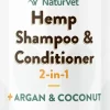 NaturVet Hemp 2-in-1 Shampoo & Conditioner for Dogs 16-oz
