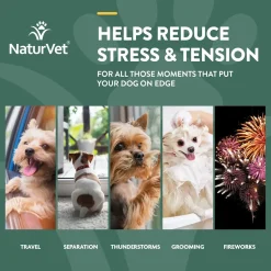 NaturVet Hemp Quiet Moments Soft Chews for Dogs 180 Count 19-oz