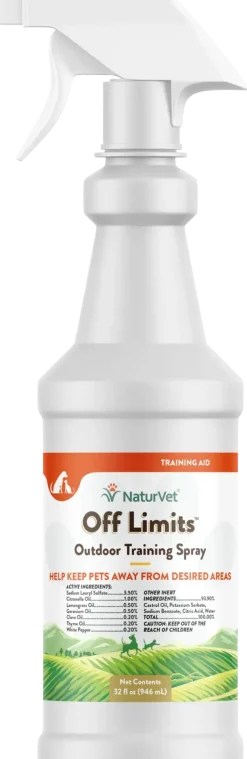 NaturVet Off Limits Training Spray for Dogs & Cats 32-oz
