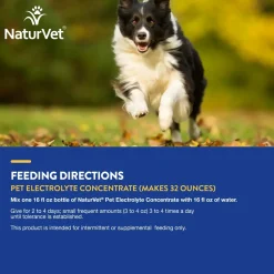 NaturVet Pet Electrolyte Concentrate for Dogs & Cats 16-oz