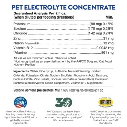 NaturVet Pet Electrolyte Concentrate for Dogs & Cats 16-oz