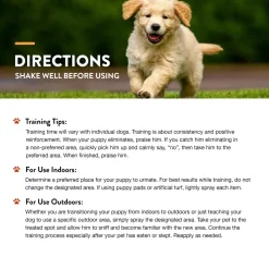 NaturVet Potty Here Training Aid Spray for Puppies 8-oz