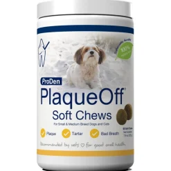NaturVet ProDen PlaqueOff Dog & Cat Soft Chews 90 Count 7.9-oz