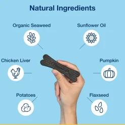 NaturVet Proden PlaqueOff System Dental Care Dog Bones Chicken & Pumpkin 13 Count 17-oz