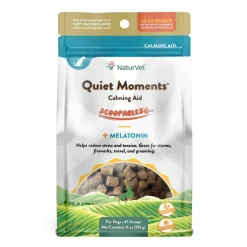 NaturVet Quiet Moments Calming Scoopables Powder for Dogs 45 Count 11-oz