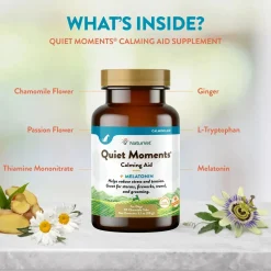 NaturVet Quiet Moments Time Release Tasty Chewable Tablets for Dogs 30 Count 3.1-oz