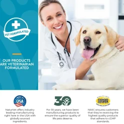 NaturVet Quiet Moments Time Release Tasty Chewable Tablets for Dogs 30 Count 3.1-oz