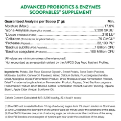 NaturVet Scoopables Advanced Probiotics & Enzymes for Dogs 45 Count 11-oz