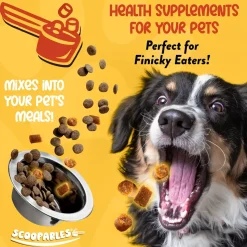NaturVet Scoopables Glucosamine DS Plus Level 2 Moderate Joint Care Supplement for Dogs 45 Count 11-oz