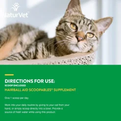 NaturVet Scoopables Hairball Aid for Cats 5.5-oz