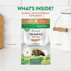 NaturVet Scoopables Hairball Aid for Cats 5.5-oz