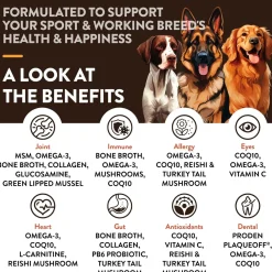 NaturVet Sport & Working Breed-Specific Supplement Soft Chews for Dogs 50 Count 8.8-oz