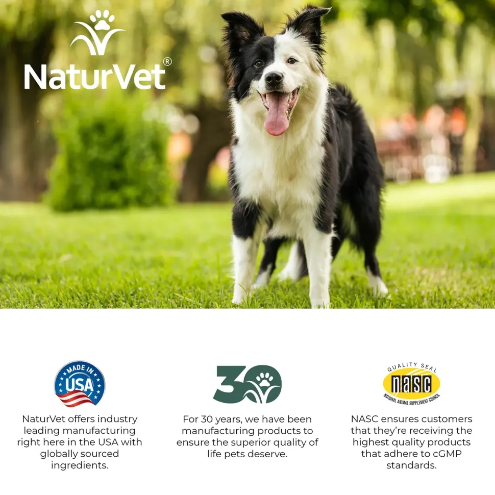 NaturVet VitaPet Adult Daily Vitamins Plus Breath Aid Soft Chews for Dogs 60 Count 6.3-oz