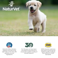 NaturVet Vita Pet Puppy Plus Breath Aid Tablets Time Release Jar 60 Count 6.3-oz
