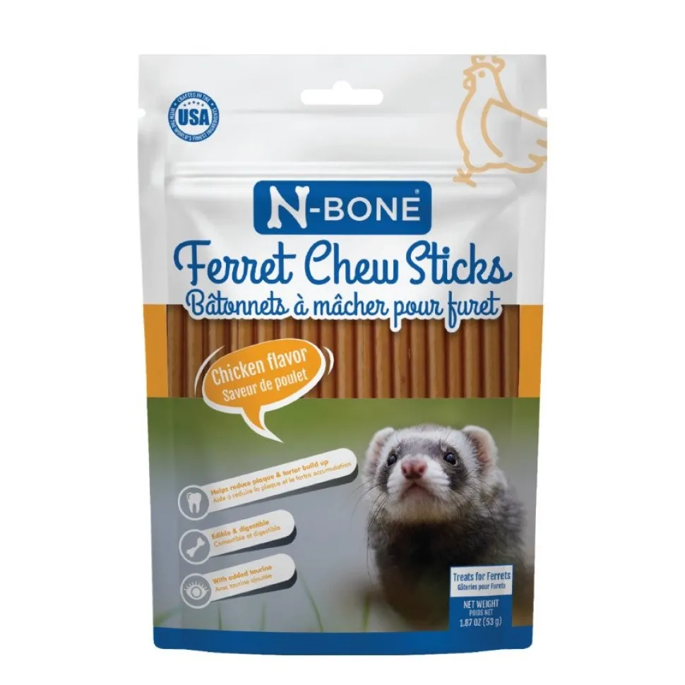 N-Bone Ferret Chew Sticks Chicken 1.87-oz