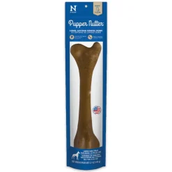 N-Bone Pupper Nutter Dental Chew Bone Dog Treats Peanut Butter Large Single