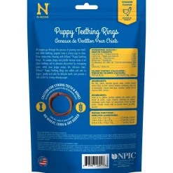 N-Bone Puppy Teething Rings Chicken 6 Count 7.2-oz