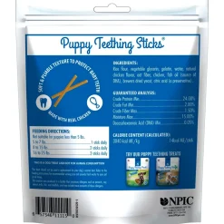 N-Bone Puppy Teething Sticks Chicken Regular 3.74-oz
