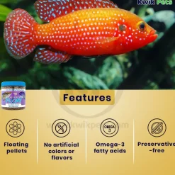 New Life Spectrum Float Pellets Fish Food Medium 4.23-oz