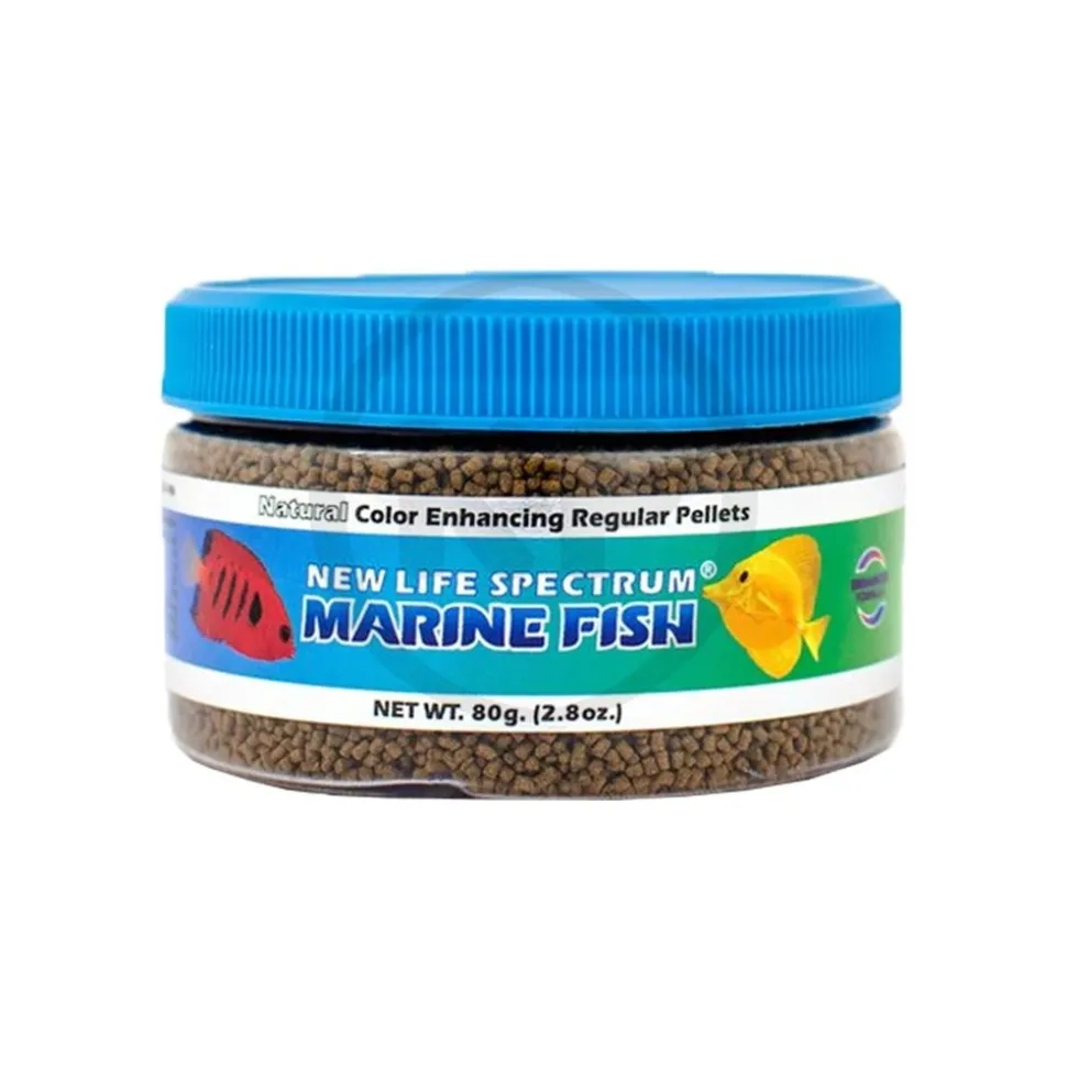 New Life Spectrum Marine Pellets Fish Food Regular 2.8-oz