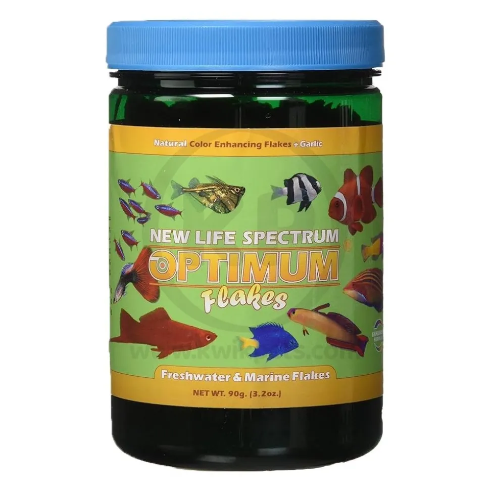New Life Spectrum Optimum Flakes Fish Food 3.2-oz