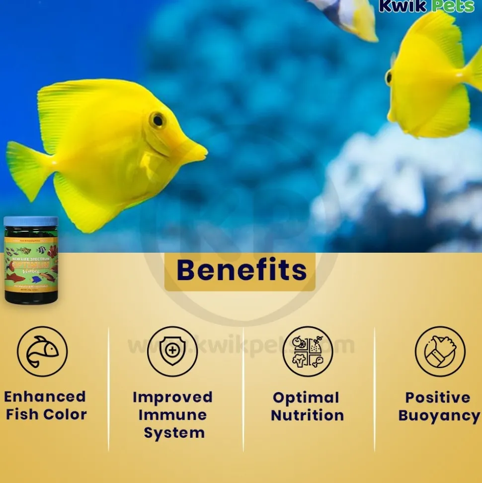 New Life Spectrum Optimum Flakes Fish Food 3.2-oz