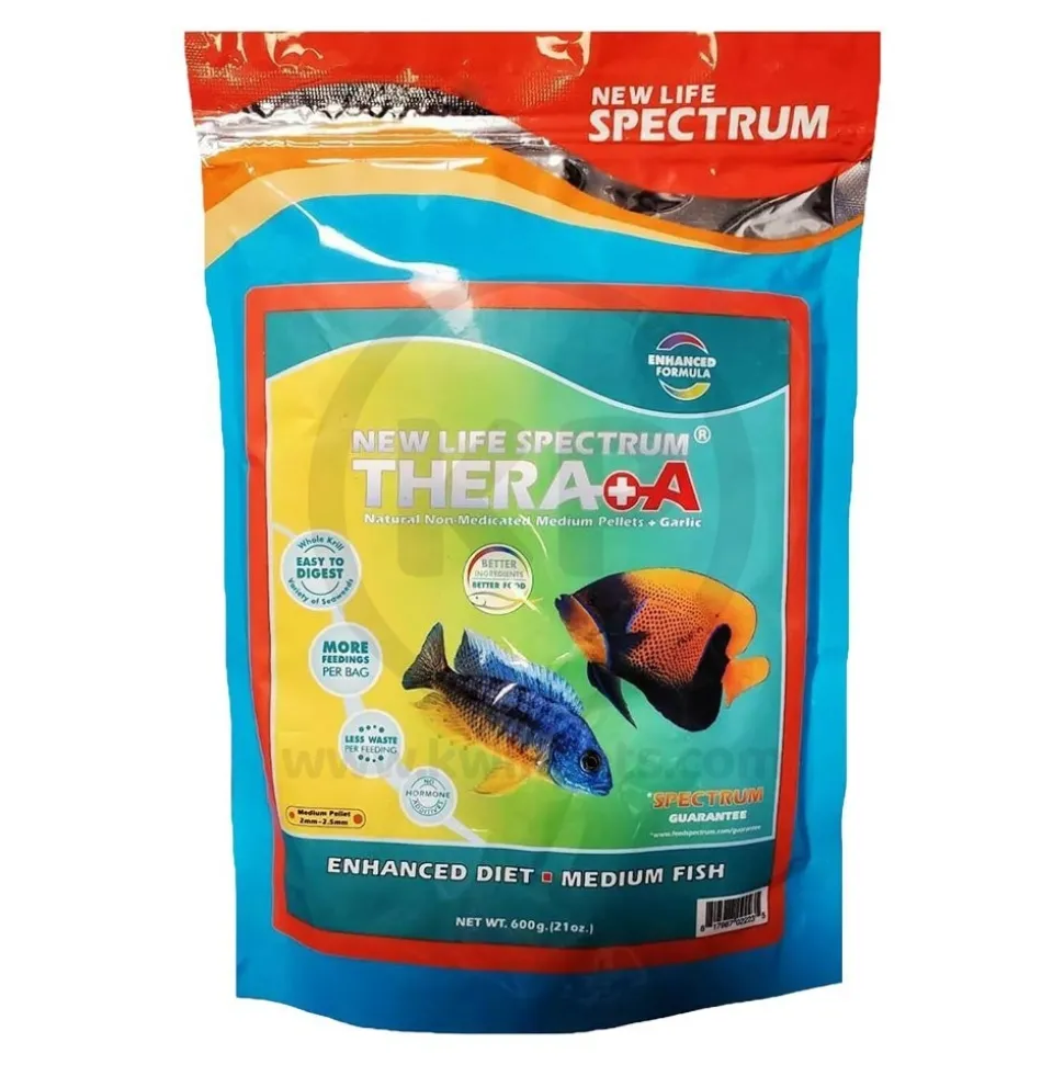 New Life Spectrum Thera+A Color Enhancing Fish Food 2-mm Medium 600g