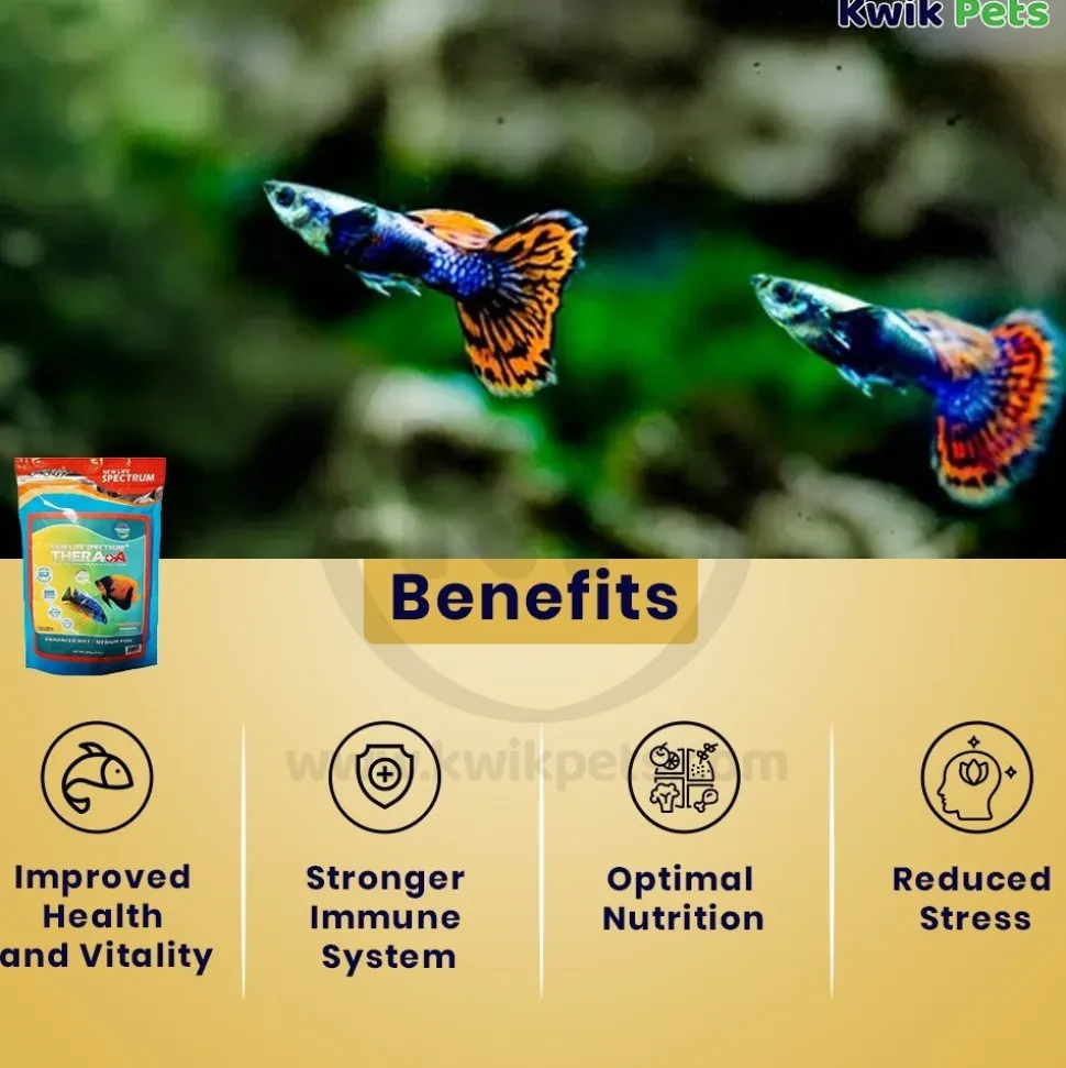 New Life Spectrum Thera+A Color Enhancing Fish Food 2-mm Medium 600g
