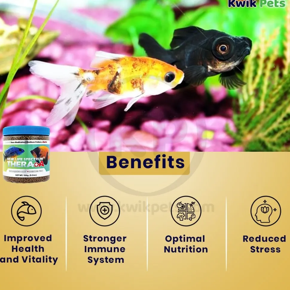New Life Spectrum Thera+A Pellets Fish Food Medium 5.3-oz
